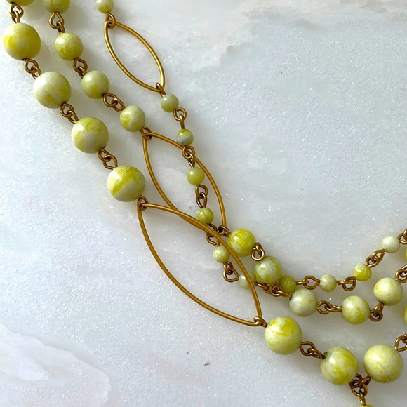 Vintage Beaded Choker Statement Necklace - Picture 6 of 7